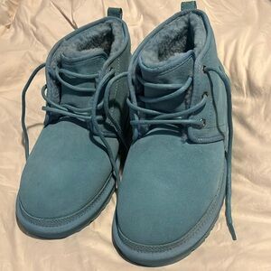 NWOT teal blue UGG Neumel boots.